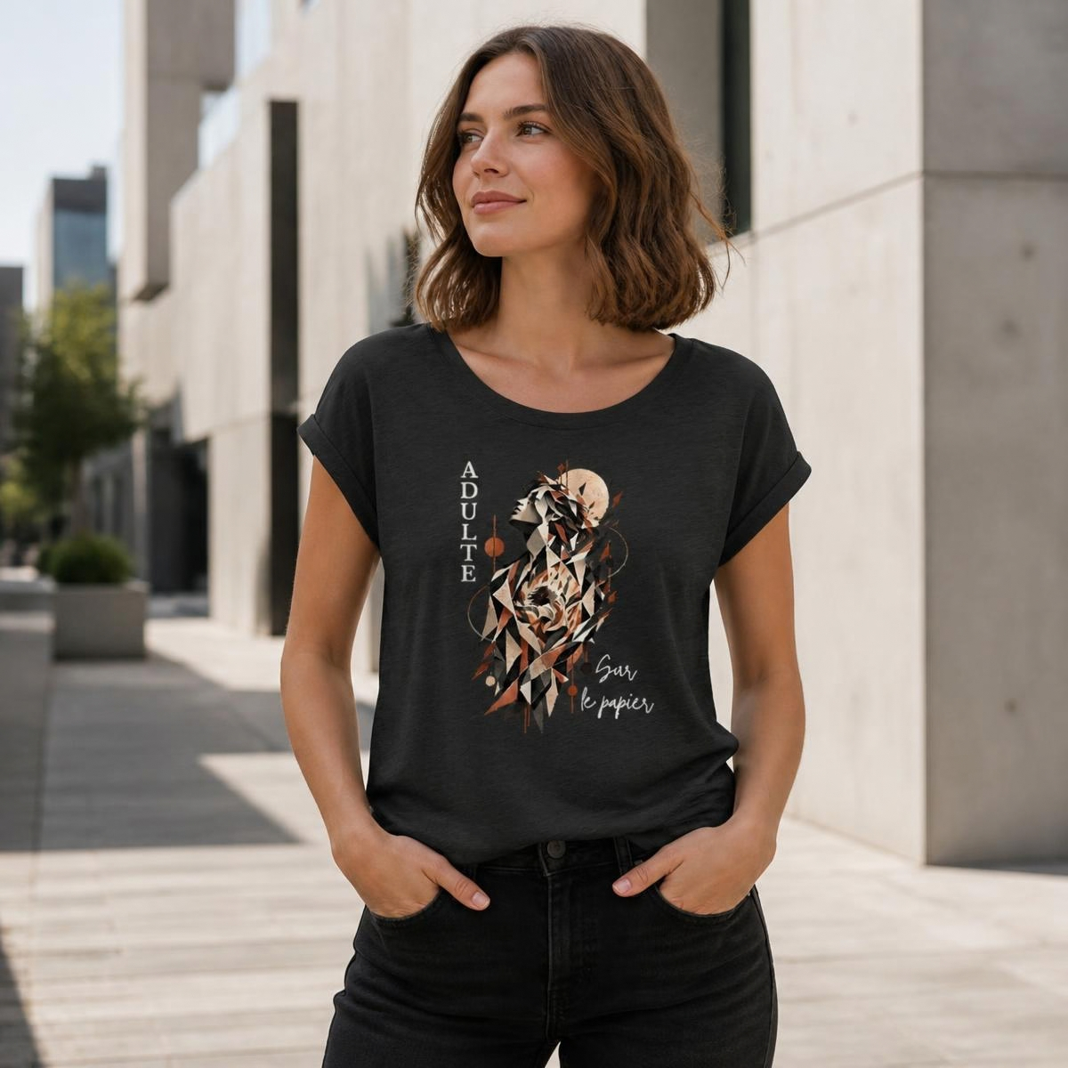 T-shirt femme « Adulte sur le papier » – OwnVie