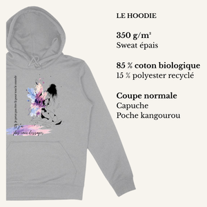 Sweat à capuche OwnVie 350 g/m² en coton biologique et polyester recyclé