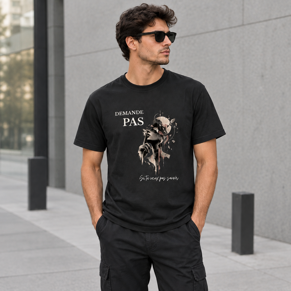 T-shirt unisexe « Demande pas si tu veux pas savoir » – OwnVie