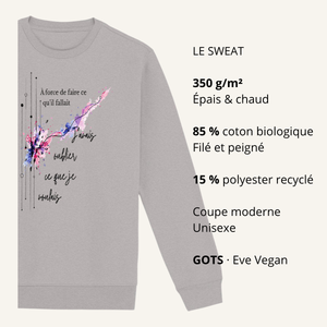 Sweat unisexe OwnVie 350 g/m² en coton biologique et polyester recyclé